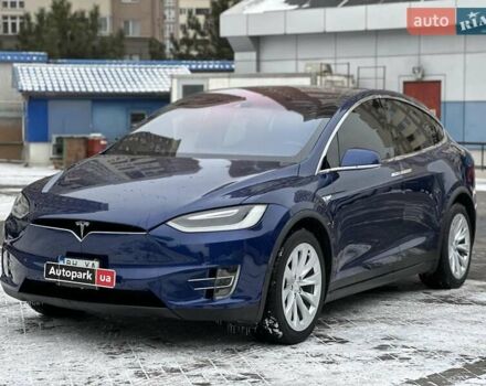 Синий Тесла Модель Х, объемом двигателя 0 л и пробегом 87 тыс. км за 20990 $, фото 1 на Automoto.ua