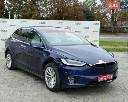 Синій Тесла Модель Х, об'ємом двигуна 0 л та пробігом 201 тис. км за 15900 $, фото 1 на Automoto.ua
