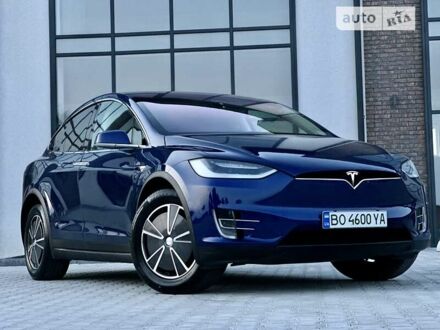 Синій Тесла Модель Х, об'ємом двигуна 0 л та пробігом 89 тис. км за 24500 $, фото 1 на Automoto.ua