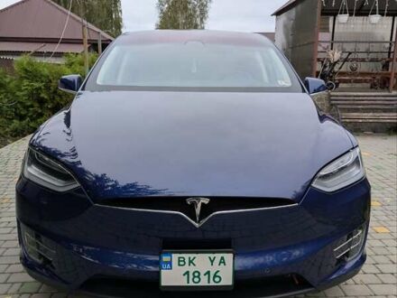 Синій Тесла Модель Х, об'ємом двигуна 0 л та пробігом 88 тис. км за 20500 $, фото 1 на Automoto.ua