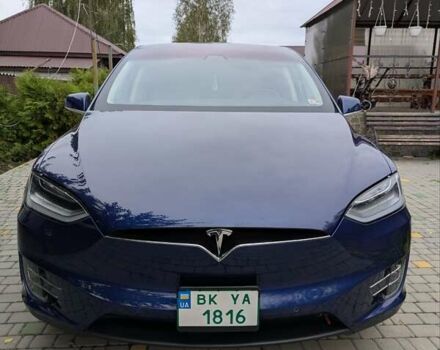 Синій Тесла Модель Х, об'ємом двигуна 0 л та пробігом 88 тис. км за 20500 $, фото 1 на Automoto.ua