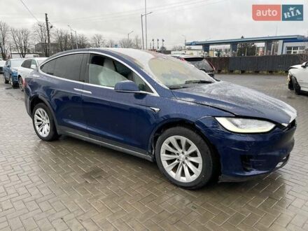 Синій Тесла Модель Х, об'ємом двигуна 0 л та пробігом 201 тис. км за 16800 $, фото 1 на Automoto.ua
