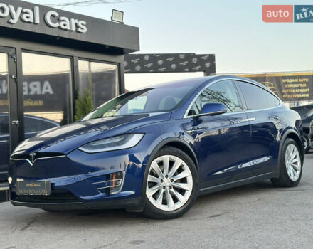 Синій Тесла Модель Х, об'ємом двигуна 0 л та пробігом 123 тис. км за 26700 $, фото 1 на Automoto.ua