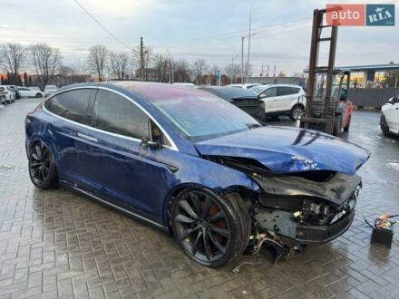 Синій Тесла Модель Х, об'ємом двигуна 0 л та пробігом 172 тис. км за 9500 $, фото 1 на Automoto.ua