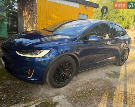 Синий Тесла Модель Х, объемом двигателя 0 л и пробегом 125 тыс. км за 22500 $, фото 1 на Automoto.ua