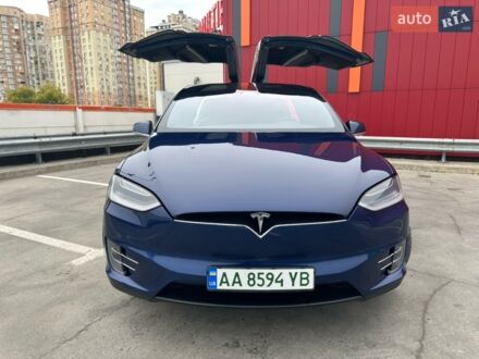 Синий Тесла Модель Х, объемом двигателя 0 л и пробегом 148 тыс. км за 22900 $, фото 1 на Automoto.ua