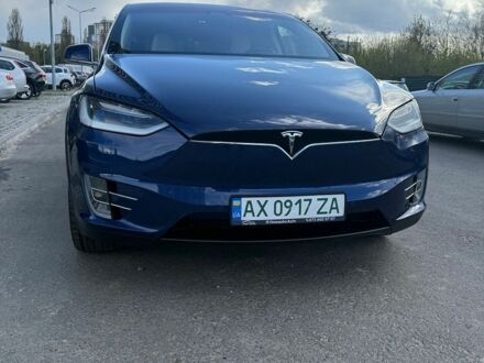 Синій Тесла Модель Х, об'ємом двигуна 0 л та пробігом 76 тис. км за 36000 $, фото 1 на Automoto.ua