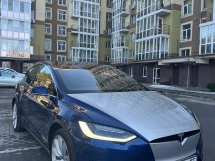 Синій Тесла Модель Х, об'ємом двигуна 0 л та пробігом 122 тис. км за 26500 $, фото 1 на Automoto.ua