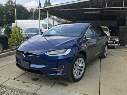 Синий Тесла Модель Х, объемом двигателя 0 л и пробегом 5 тыс. км за 85000 $, фото 1 на Automoto.ua