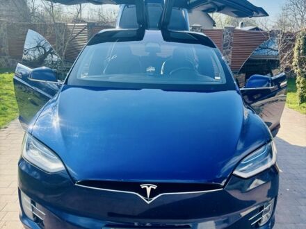Синій Тесла Модель Х, об'ємом двигуна 0 л та пробігом 155 тис. км за 22300 $, фото 1 на Automoto.ua