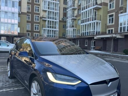 Синий Тесла Модель Х, объемом двигателя 0 л и пробегом 122 тыс. км за 24000 $, фото 1 на Automoto.ua