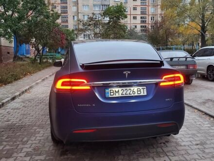 Синій Тесла Модель Х, об'ємом двигуна 0 л та пробігом 53 тис. км за 35000 $, фото 1 на Automoto.ua