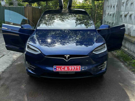 Синій Тесла Модель Х, об'ємом двигуна 0 л та пробігом 103 тис. км за 27500 $, фото 1 на Automoto.ua