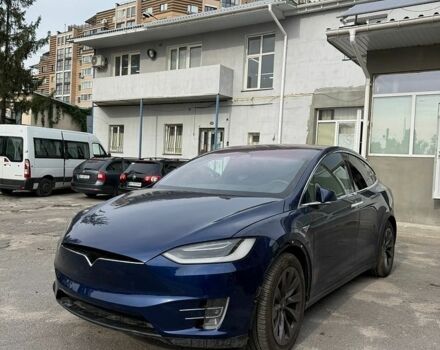 Синий Тесла Модель Х, объемом двигателя 0 л и пробегом 111 тыс. км за 22400 $, фото 1 на Automoto.ua