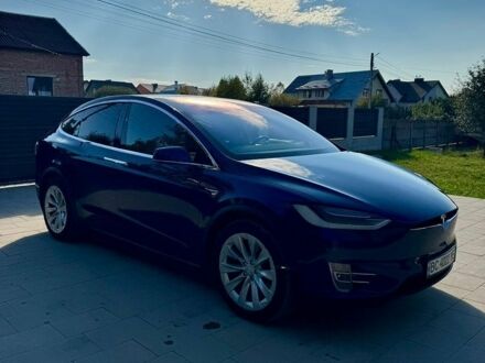 Синій Тесла Модель Х, об'ємом двигуна 0 л та пробігом 125 тис. км за 24300 $, фото 1 на Automoto.ua