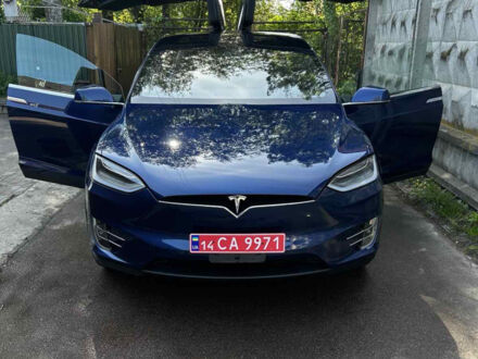 Синій Тесла Модель Х, об'ємом двигуна 0 л та пробігом 103 тис. км за 27500 $, фото 1 на Automoto.ua