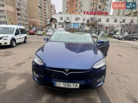 Синий Тесла Модель Х, объемом двигателя 0 л и пробегом 200 тыс. км за 27500 $, фото 1 на Automoto.ua