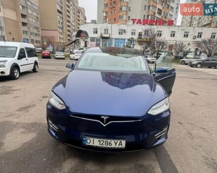 Синий Тесла Модель Х, объемом двигателя 0 л и пробегом 200 тыс. км за 27500 $, фото 1 на Automoto.ua