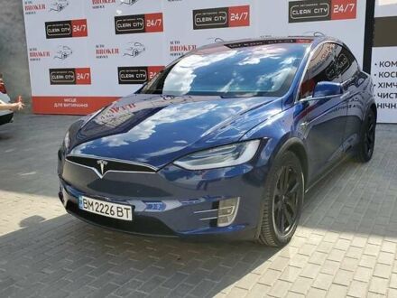 Синій Тесла Модель Х, об'ємом двигуна 0 л та пробігом 53 тис. км за 35000 $, фото 1 на Automoto.ua