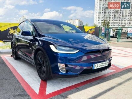 Синий Тесла Модель Х, объемом двигателя 0 л и пробегом 221 тыс. км за 29800 $, фото 1 на Automoto.ua