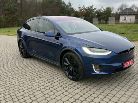 Синий Тесла Модель Х, объемом двигателя 0 л и пробегом 72 тыс. км за 25500 $, фото 1 на Automoto.ua