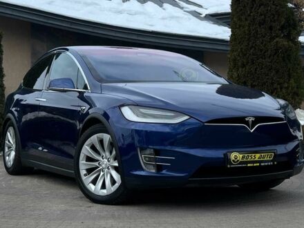 Синий Тесла Модель Х, объемом двигателя 0 л и пробегом 112 тыс. км за 36750 $, фото 1 на Automoto.ua