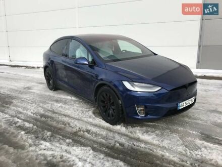 Синий Тесла Модель Х, объемом двигателя 0 л и пробегом 223 тыс. км за 29900 $, фото 1 на Automoto.ua