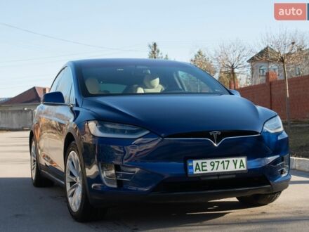 Синій Тесла Модель Х, об'ємом двигуна 0 л та пробігом 97 тис. км за 39000 $, фото 1 на Automoto.ua