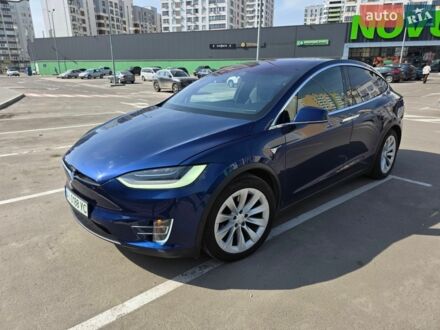 Синий Тесла Модель Х, объемом двигателя 0 л и пробегом 131 тыс. км за 27300 $, фото 1 на Automoto.ua
