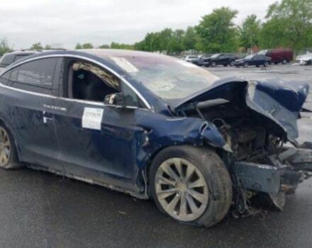 Синий Тесла Модель Х, объемом двигателя 0 л и пробегом 30 тыс. км за 10000 $, фото 1 на Automoto.ua