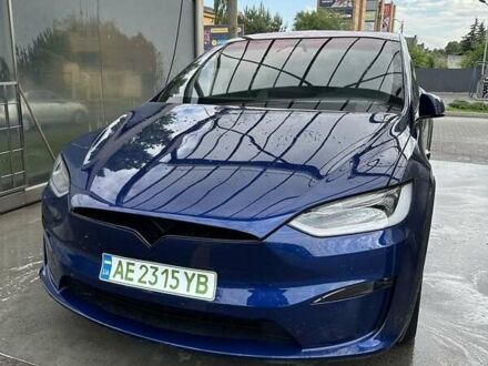Синій Тесла Модель Х, об'ємом двигуна 0 л та пробігом 22 тис. км за 65000 $, фото 1 на Automoto.ua