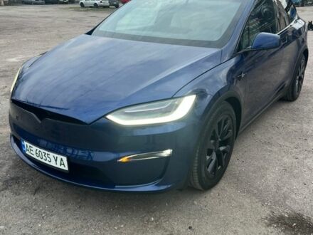 Синій Тесла Модель Х, об'ємом двигуна 0 л та пробігом 45 тис. км за 38000 $, фото 1 на Automoto.ua