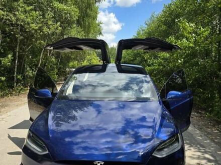 Синій Тесла Модель Х, об'ємом двигуна 0 л та пробігом 82 тис. км за 41000 $, фото 1 на Automoto.ua
