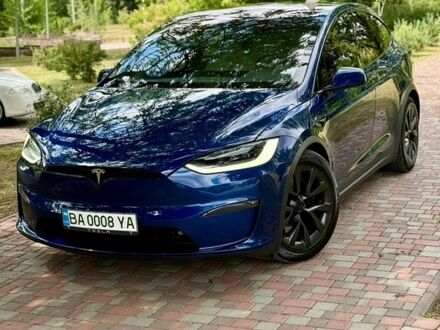 Синій Тесла Модель Х, об'ємом двигуна 0 л та пробігом 63 тис. км за 54500 $, фото 1 на Automoto.ua