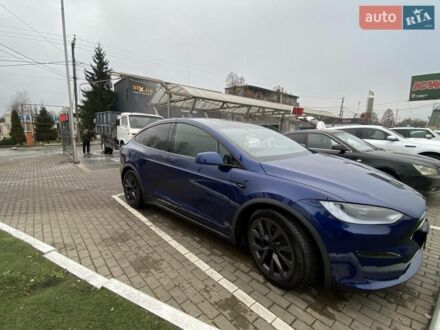 Синій Тесла Модель Х, об'ємом двигуна 0 л та пробігом 36 тис. км за 47850 $, фото 1 на Automoto.ua