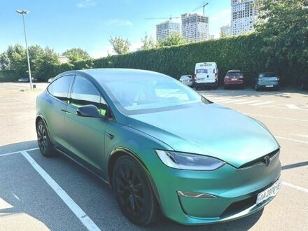 Зелений Тесла Модель Х, об'ємом двигуна 0 л та пробігом 35 тис. км за 55000 $, фото 1 на Automoto.ua