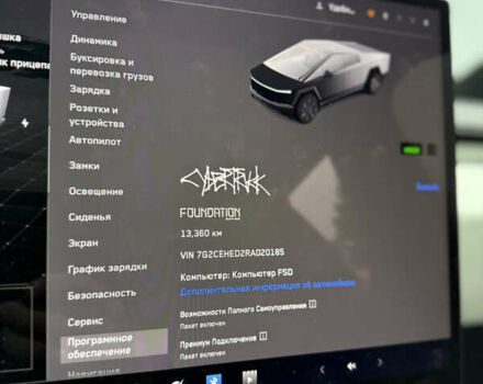 Серый Тесла Cybertruck, объемом двигателя 0 л и пробегом 13 тыс. км за 99000 $, фото 21 на Automoto.ua