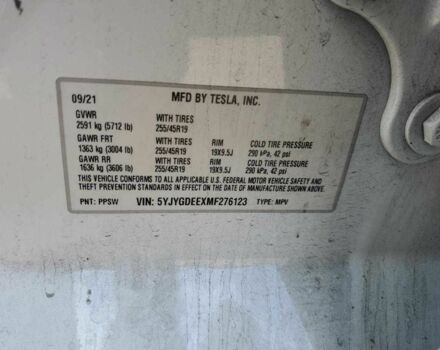 Білий Тесла Інша, об'ємом двигуна 0 л та пробігом 169 тис. км за 13700 $, фото 9 на Automoto.ua