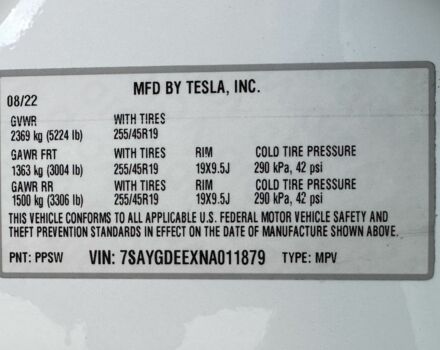 Белый Тесла Другая, объемом двигателя 0 л и пробегом 195 тыс. км за 21700 $, фото 7 на Automoto.ua