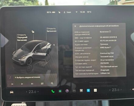 Тесла Інша 2023 у Сумах на Automoto.ua Сірий Тесла Інша, об'ємом двигуна 0 л та пробігом 39 тис. км за 27500 $, фото 12 на Automoto.ua