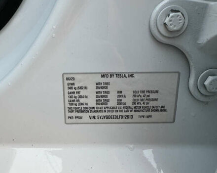 Білий Тесла Model Y, об'ємом двигуна 0 л та пробігом 63 тис. км за 34999 $, фото 14 на Automoto.ua