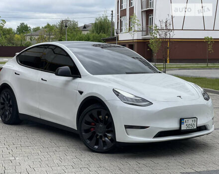 Белый Тесла Model Y, объемом двигателя 0 л и пробегом 78 тыс. км за 33800 $, фото 28 на Automoto.ua