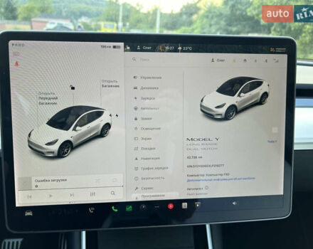Белый Тесла Model Y, объемом двигателя 0 л и пробегом 47 тыс. км за 22500 $, фото 9 на Automoto.ua