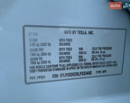 Белый Тесла Model Y, объемом двигателя 0 л и пробегом 132 тыс. км за 20800 $, фото 47 на Automoto.ua