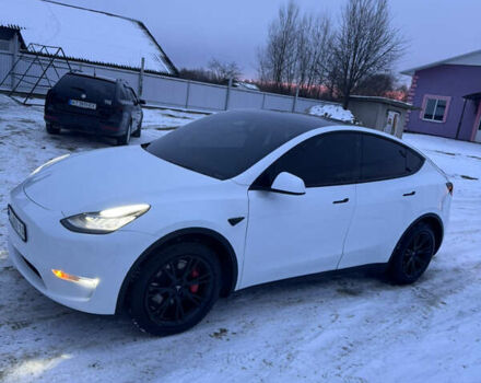 Белый Тесла Model Y, объемом двигателя 0 л и пробегом 97 тыс. км за 24900 $, фото 2 на Automoto.ua