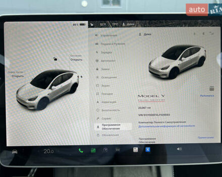 Белый Тесла Model Y, объемом двигателя 0 л и пробегом 23 тыс. км за 44000 $, фото 18 на Automoto.ua