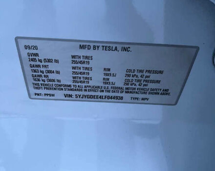 Белый Тесла Model Y, объемом двигателя 0 л и пробегом 97 тыс. км за 24900 $, фото 15 на Automoto.ua