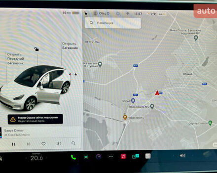 Белый Тесла Model Y, объемом двигателя 0 л и пробегом 57 тыс. км за 28500 $, фото 54 на Automoto.ua