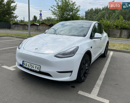 Белый Тесла Model Y, объемом двигателя 0 л и пробегом 23 тыс. км за 44000 $, фото 6 на Automoto.ua