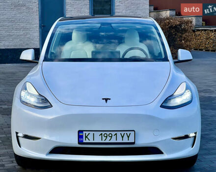 Белый Тесла Model Y, объемом двигателя 0 л и пробегом 57 тыс. км за 28500 $, фото 8 на Automoto.ua